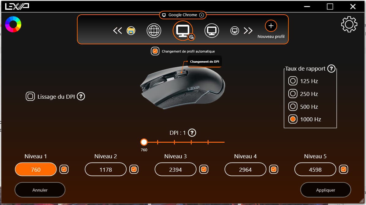 Lexip Control Software