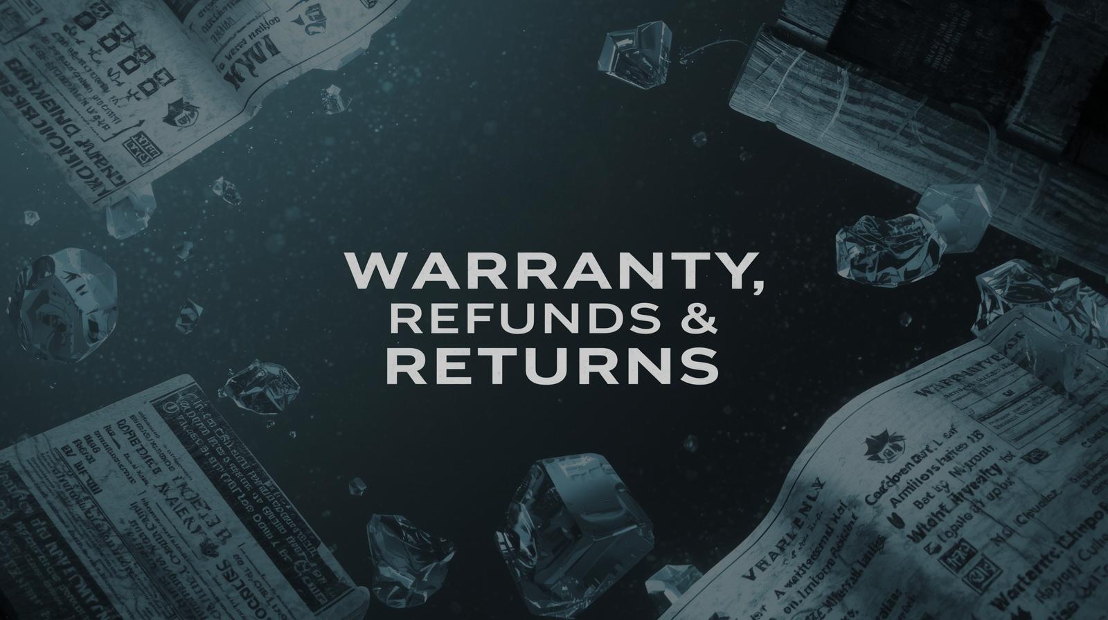 Warranty, Refunds & Returns