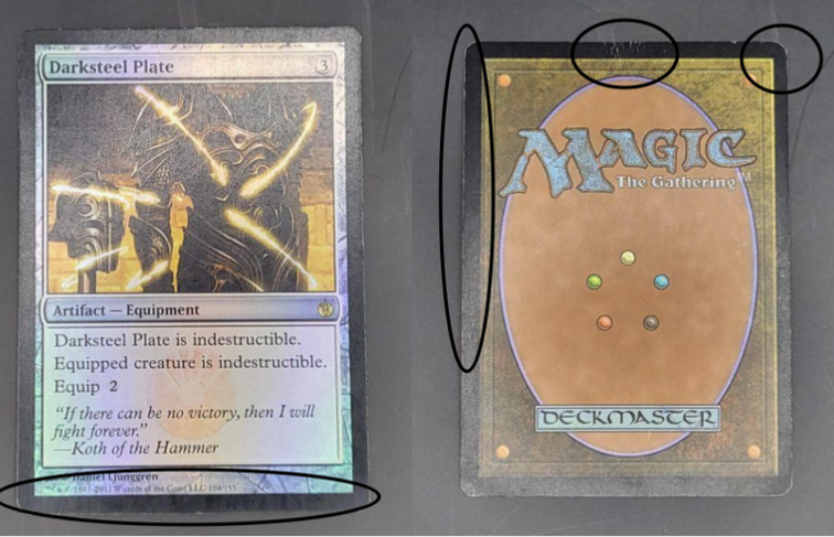 A close up of a card AI-generated content may be incorrect.