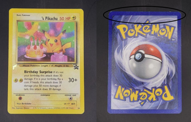 A close up of a card AI-generated content may be incorrect.