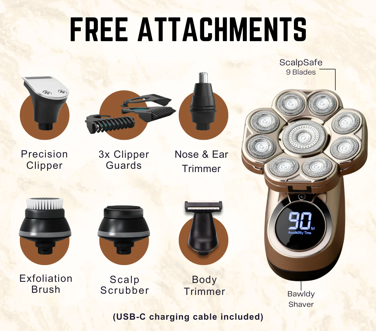 What accessories are included with the product?