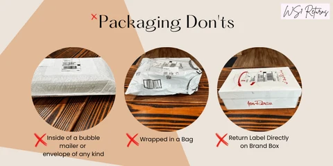 Return Packaging Dos