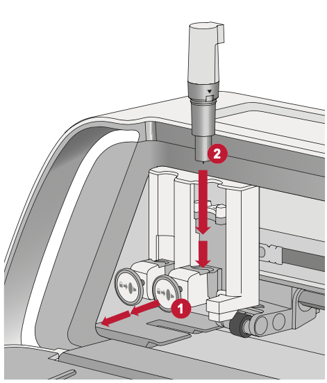 Basic blade housing installation graphic