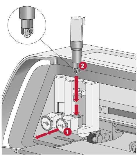 Rotary blade housing installation graphic