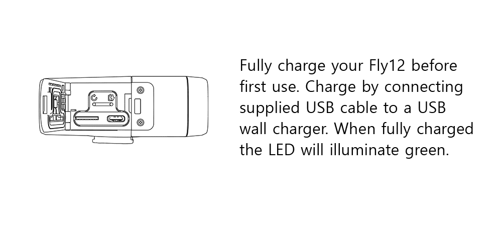 Charge your Fly12 CE