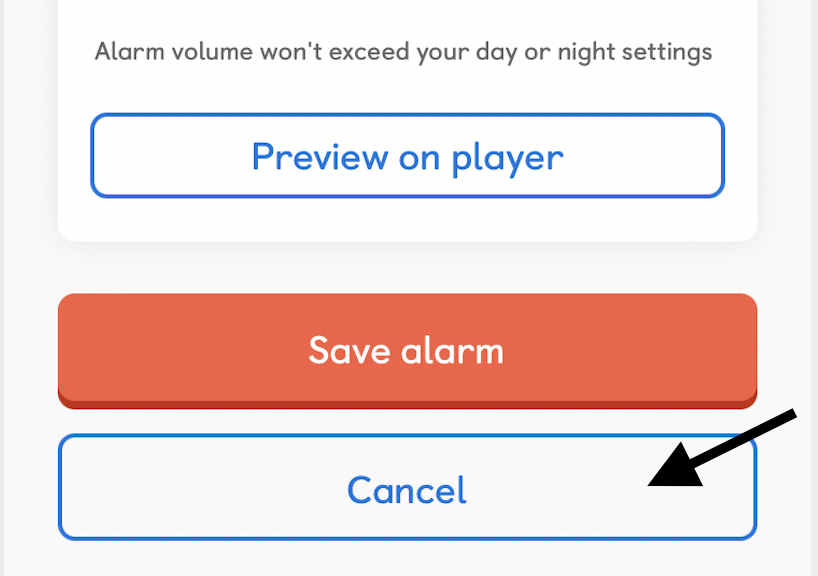 Setting an Alarm