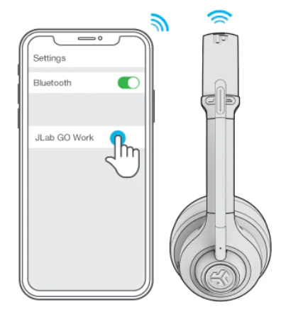 select device name in bluetooth to connect