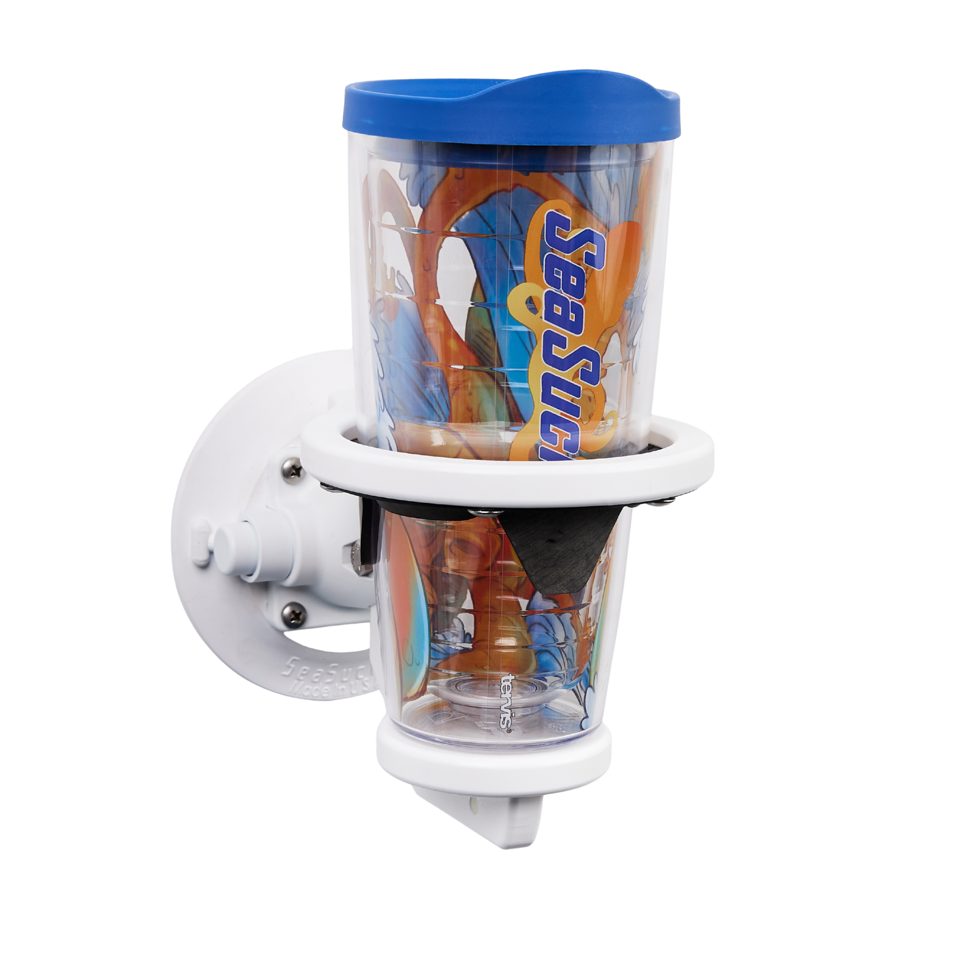 SeaSucker Universal Cup Holder in White