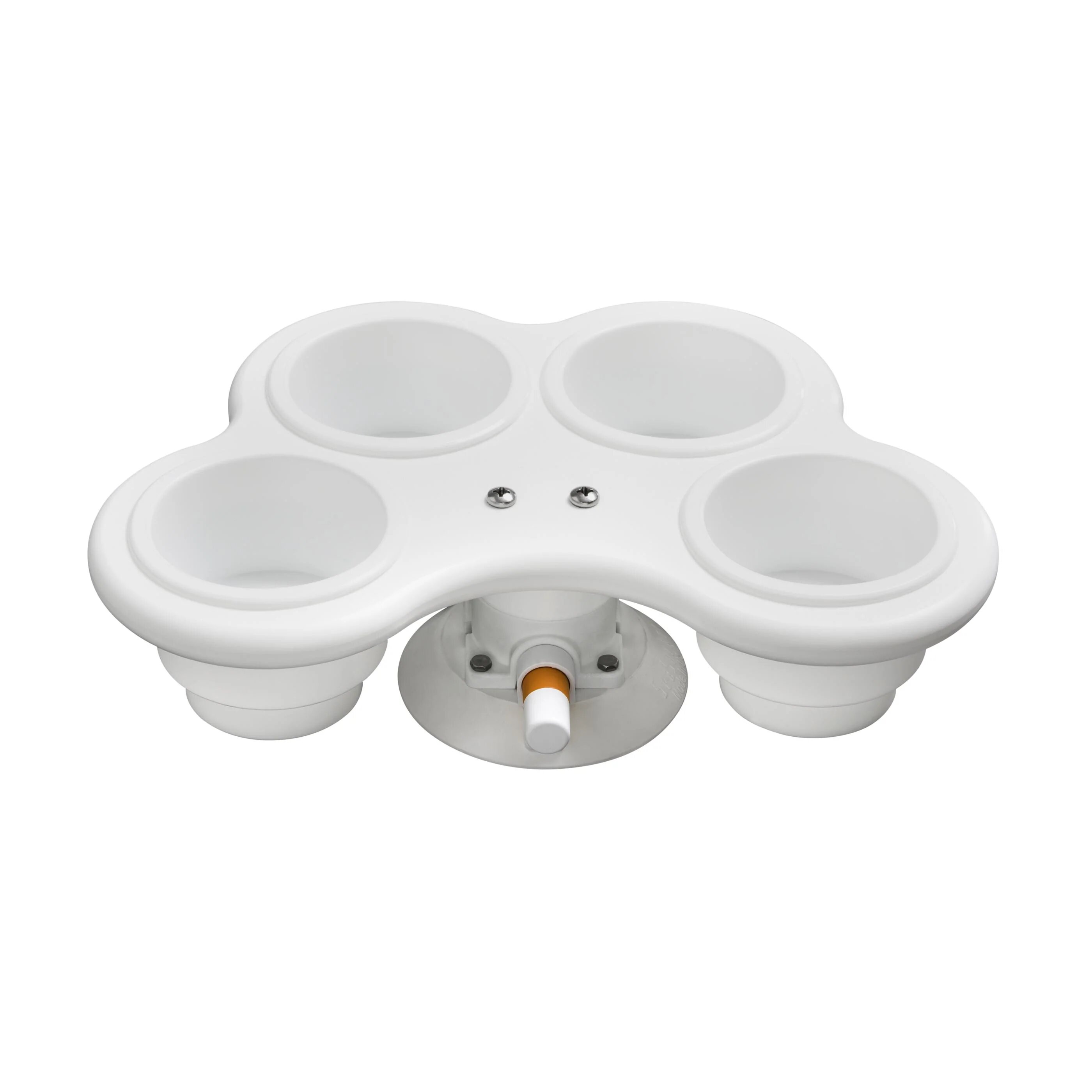 SeaSucker 4-Cup Holder Horizontal Mount in White