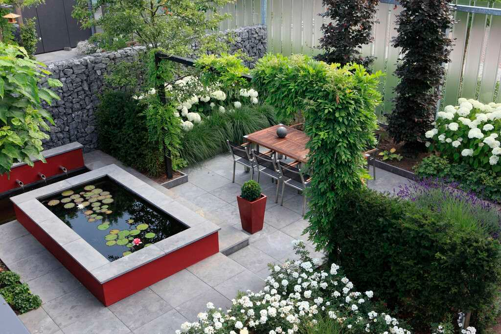 modern garden design - contemporary design