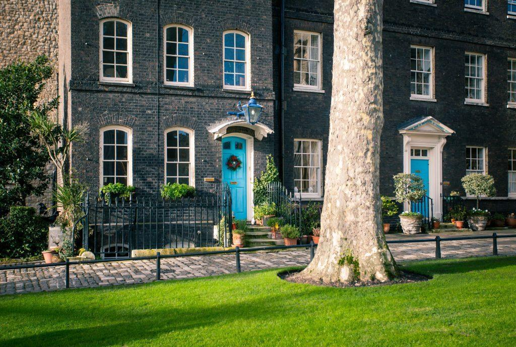 terraced house front gardens